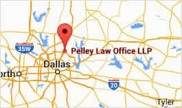 Map showing Plano office location
